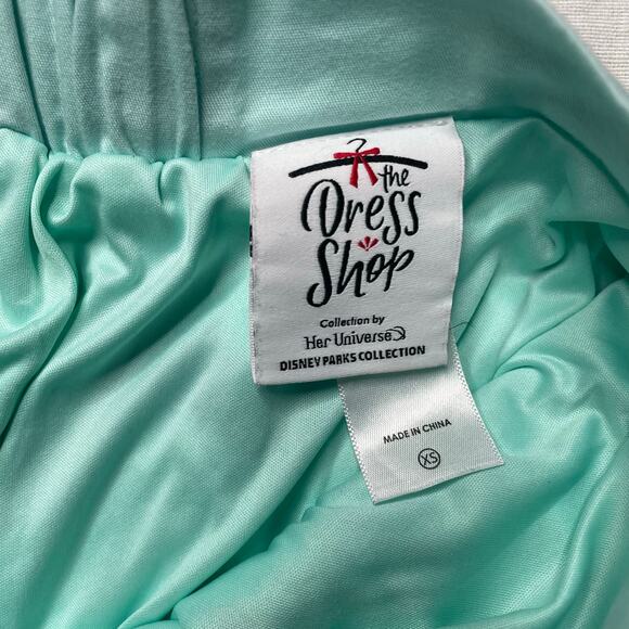 Disney Parks Her Universe The Dress Shop Mad Party Blue Teacup Skirt XS Women's - Picture 7 of 7